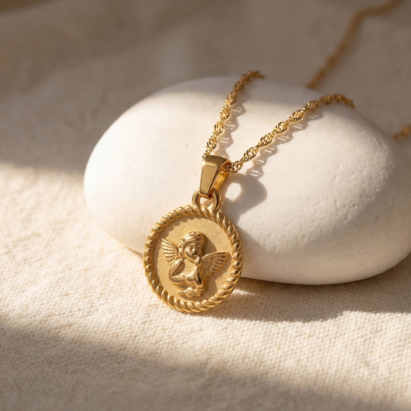 Guardian Angel Pendant Necklace