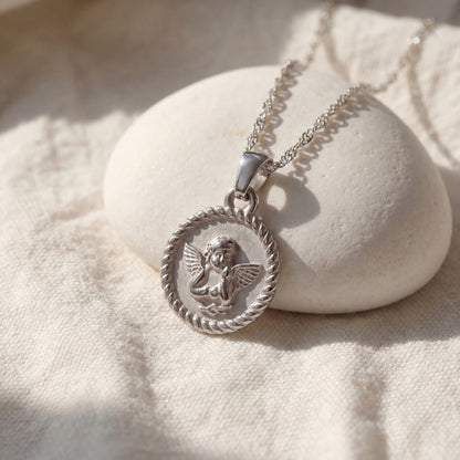 Guardian Angel Pendant Necklace