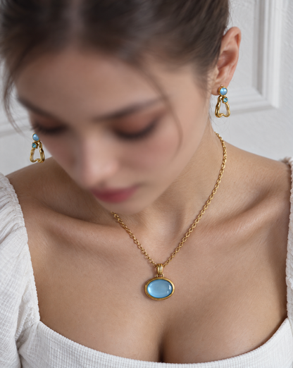 @Celeste Set (Earrings + Necklace)