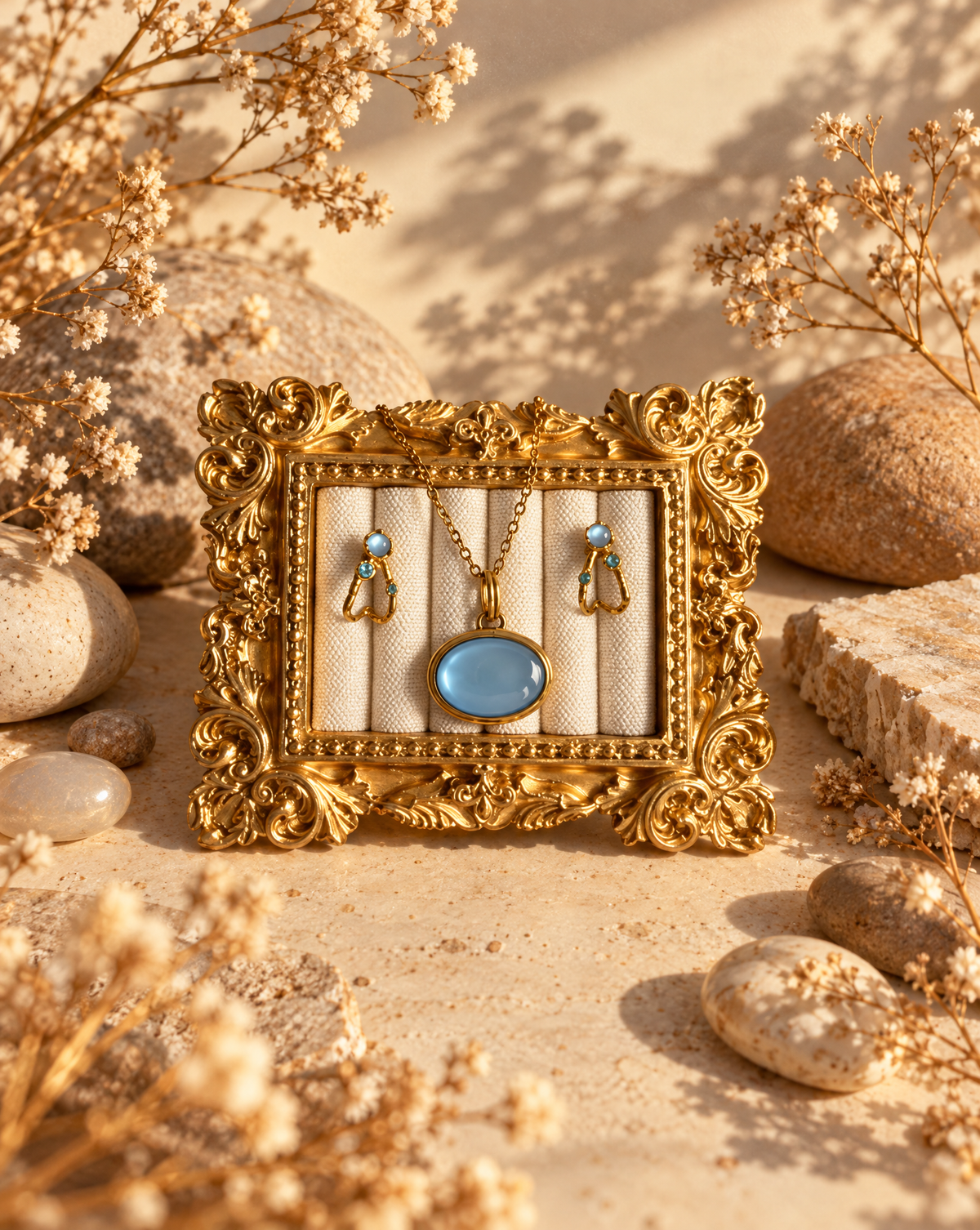 @Celeste Set (Earrings + Necklace)